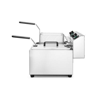 Ruční fritéza, 2 × 8 l, HENDI, Profi Line, 16L, 230V/7000W, 605x460x(H)369mm | 207307